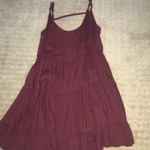 Brandy Melville Maroon tank dress